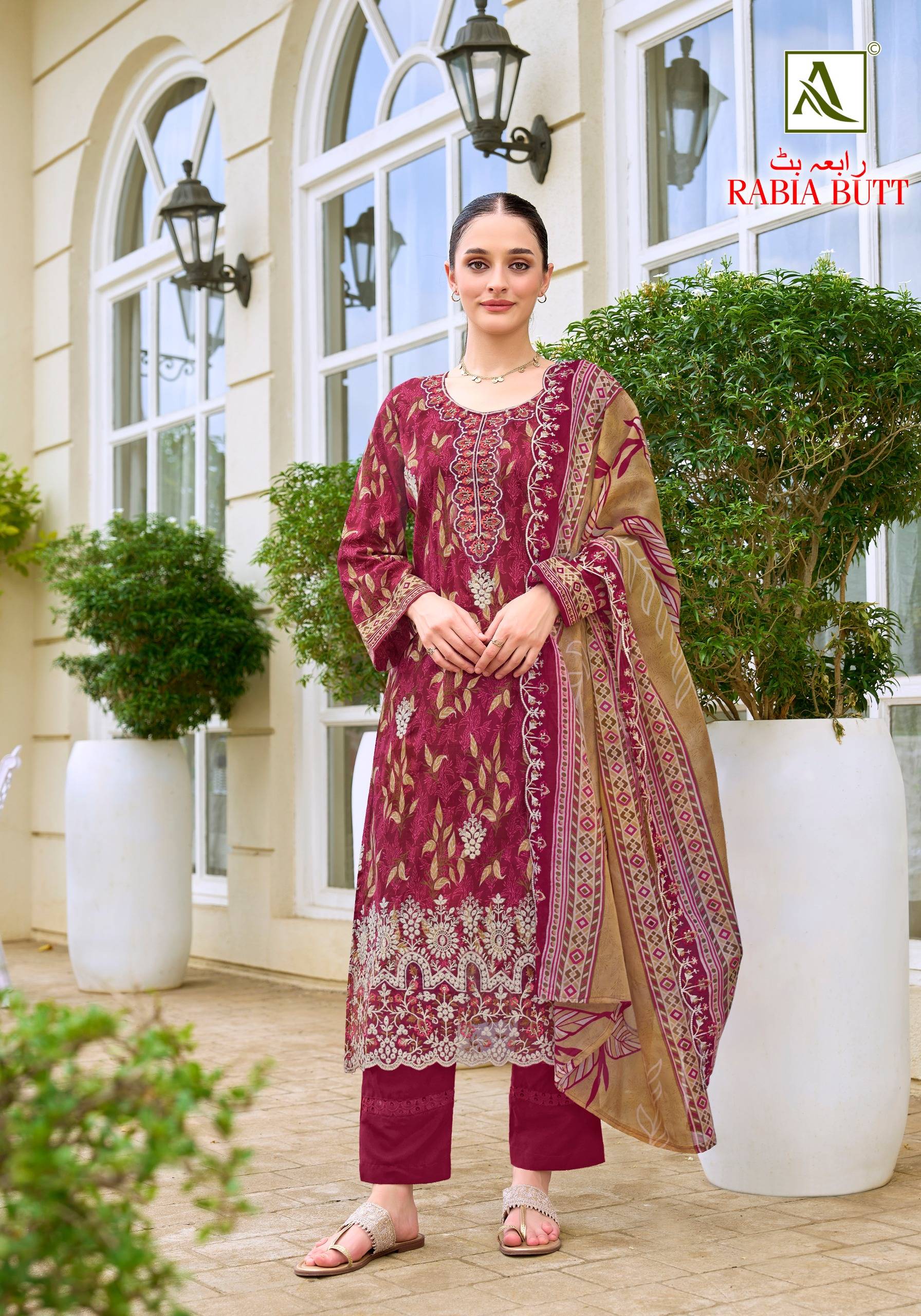 RABIA BUTT BY ALOK SUIT 01 To 08 Series Beautiful Festive Suits Stylish Colorful Fancy Casual Wear & Ethnic Wear Pure Cambric Cotton Dresses At Wholesale Price
